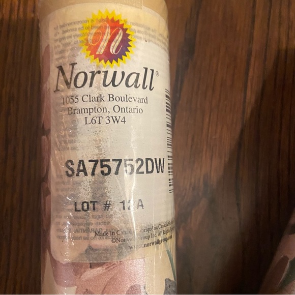 Vintage Norwall Floral Wallpaper Boarder Lot of 2 rolls - Picture 7 of 7